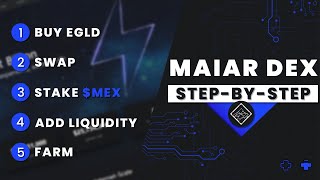 Maiar Exchange  Step by Step Guide [upl. by Nenney956]