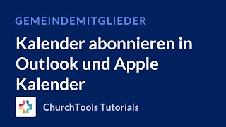 Kalender abonnieren in Outlook und Apple Kalender [upl. by Ennayram]