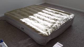 Serta Perfect Sleeper Raised Queen Air Bed Never Flat Pump  Inflating [upl. by Oninrutas]