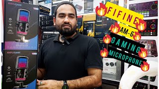 🔥FIFINEAM6🔥GAMING🔥 CondenserMicrophone🔥চমৎকারসউন্দকোয়ালিটি [upl. by Llecrad]