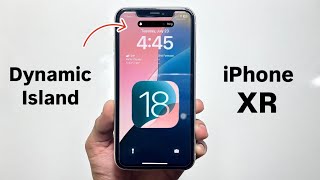 How to Enable Dynamic Island on iPhone XR iOS 18 [upl. by Kreitman]