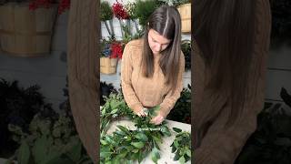 Make a year round greenery wreath order with me wreathmaker wreathmaking [upl. by Behah]