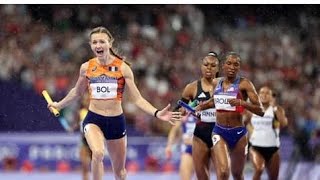 Femke Bol 🇳🇱 anchors the Netherlands to mixed 4x400m gold in 30743 🔥Paris2024Olympics [upl. by Germano]