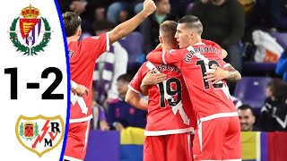 Valladolid vs Rayo Vallecano 12 Gol de Jorge de Frutos todos los goles y resumen ampliado [upl. by Yrokcaz608]