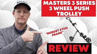 Masters 3 Series 3 Wheel Golf Trolley  Review [upl. by Anil]