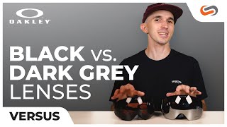 Oakley Prizm Snow Black vs Dark Grey  SportRx [upl. by Starling]