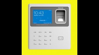 Anviz W1  Biometric Network Access Control  Time Attendance Management System Bangladesh [upl. by Demahom958]