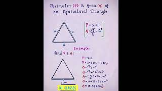 Important Math Formulas  Geometry njclasses25 [upl. by Nugesulo]