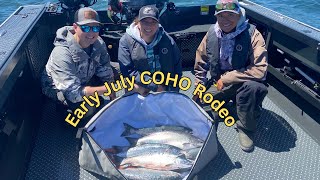 Early July Coho Rodeo in Astoria  Epic Day on the Ocean amp SPECIAL ANNOUNCEMENTS [upl. by Marketa655]