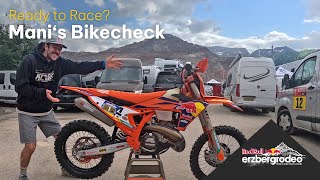 Manuel Lettenbichlers BikeCheck  Red Bull Erzbergrodeo 2023 [upl. by Tori]