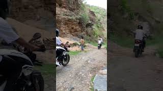 Off road village mountain ⛰️ amp river road with n160 ampns160youtubeshorts vlog villageviral video [upl. by Eesak]