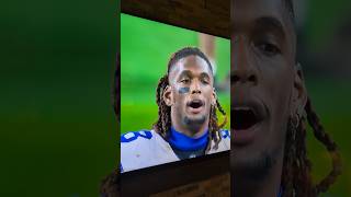 Ceedee Lamb tells off Dak Prescott after Interception [upl. by Oag]