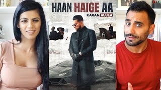 HAAN HAIGE AA  KARAN AUJLA ft Gurlez Akhtar I Rupan Bal I Avvy Sra I Latest Song 2020 REACTION [upl. by Ledah254]