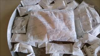 How to recharge and reuse silica gel packets [upl. by Yolanda]