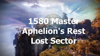 1580 Master Aphelions Rest Lost Sector  Season of the Risen [upl. by Cai]