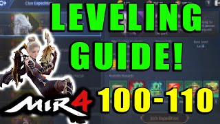 MIR4 Leveling Guide 100  110 Best AFK Spots and Tips for Magic Square Secret Peak Phantasia [upl. by Eiramac]