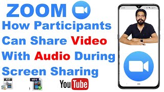 How Participants Can Share Video with Audio During Screen Sharing on Zoom Meeting App [upl. by Finah833]