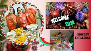 WELCOME 2024 AND GROCERY CHALLENGE [upl. by Yolanda]