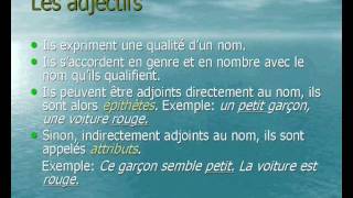 Les 9 catégories grammaticales niveau lycée et pluswmv [upl. by Ivett]