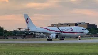 AeroUnion Airbus A300600F Takeoff at KMIA XAUYR [upl. by Enel]