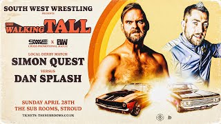 FULL MATCH  Simon Quest Vs Dan Splash  EVW V SWW Cross Promotional Match  SWW Walking TALL [upl. by Sirac]