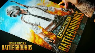 Drawing Pubg Battlegrounds  Playerunknowns Battlegrounds [upl. by Nasaj]