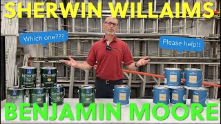 Sherwin Williams VS Benjamin Moore  Which is BEST [upl. by Selma]