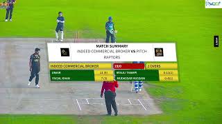 24 Feb 2024  PITCH RAPTORS vs INDEED COMMERCIAL BROKER  BS BLASTER SUPER LEAGUE [upl. by Atkins147]