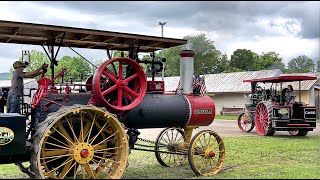 Steam Traction Engines at Williams Grove Historical Steam Engine Association [upl. by Ajroj]