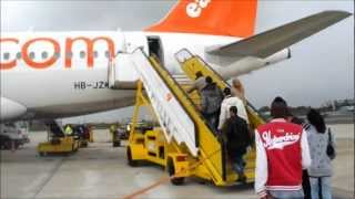 Flight With easyjet a320 Lisbon to Geneve [upl. by Hillell]