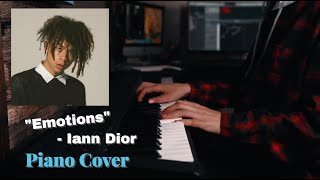 Emotions  Iann Dior Piano Cover [upl. by Sparhawk]