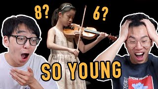 TwoSetViolin Archive  Professional Violinists Guess the Age of Violin Prodigies pt 2 [upl. by Otsirave432]