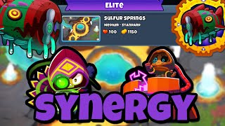 ELITE Bloonarius Tutorial  No Monkey Knowledge  Sulfur Springs  BTD6 [upl. by Eldwon]