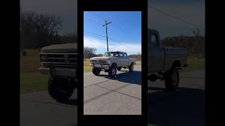 DriveBy  Hell Yes Highboy ’71 F250 Crew Cab highboy drive ford truck [upl. by Wharton]