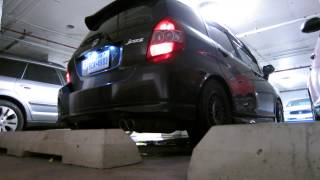 2007 FIT GD3 T1R intake and EP3 SI Muffler [upl. by Ayo]