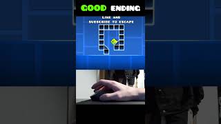 Geometry Dash Cube Trap GOOD Ending 😂 shorts [upl. by Cleti631]