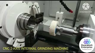 CNC INTERNAL GRINDING MACHINE  2AXIS MACHINE  FANUC CONTROLLER  BORE GRINDER  MAGNET CHUCK [upl. by Jankell]