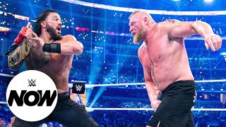 Full SummerSlam Preview – Roman Reigns vs Brock Lesnar and more WWE Now July 30 2022 [upl. by Innavoig]