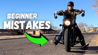 Common Beginner Motorcycle Riding Mistakes and How to Avoid Them [upl. by Elaweda]