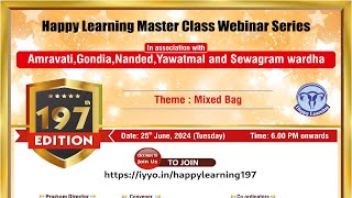 Happy Learning Masterclass 197 [upl. by Anikas77]