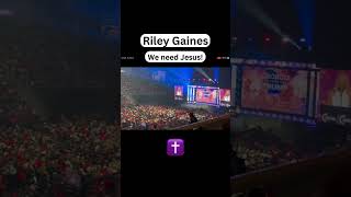 Former NCAA AllAmerican Swimmer Riley Gaines On What America Needs 🇺🇸 shorts god religion [upl. by Melbourne741]