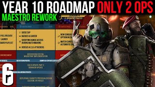 Year 10 Roadmap  Only 2 New Operators Maestro Rework amp More Siege Mailbox [upl. by Bennion568]