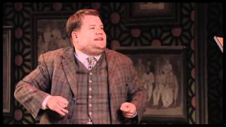 Show Clips quotOne Man Two Guvnorsquot starring James Corden [upl. by Jarlathus]