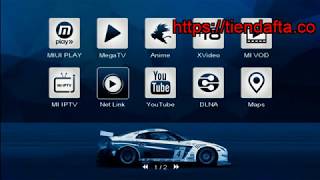 Miuibox GT con IPTV Local TvHeadend [upl. by Nosro]