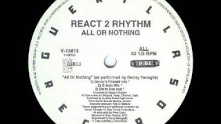 react 2 rhythm  all or nothing [upl. by Potash822]