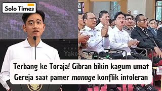 Pidato Wapres GIBRAN di Sidang Raya XVIII GerejaGereja di Toraja [upl. by Daniala]