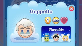 Geppetto Level 1  Pinocchio shorts disneyemojiblitz pinocchio [upl. by Norahc]