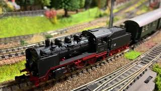 Fleischmann n gauge model train railway scenic layout 5x2ft new buildnew arrival and update so far [upl. by Xer321]