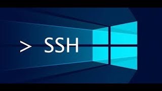 Install openSSH server on Windows 10 [upl. by Aldarcy]