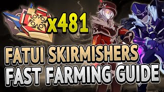 Fatui Skirmishers All Locations FAST FARMING ROUTE  Genshin Impact 20 [upl. by Vilhelmina339]